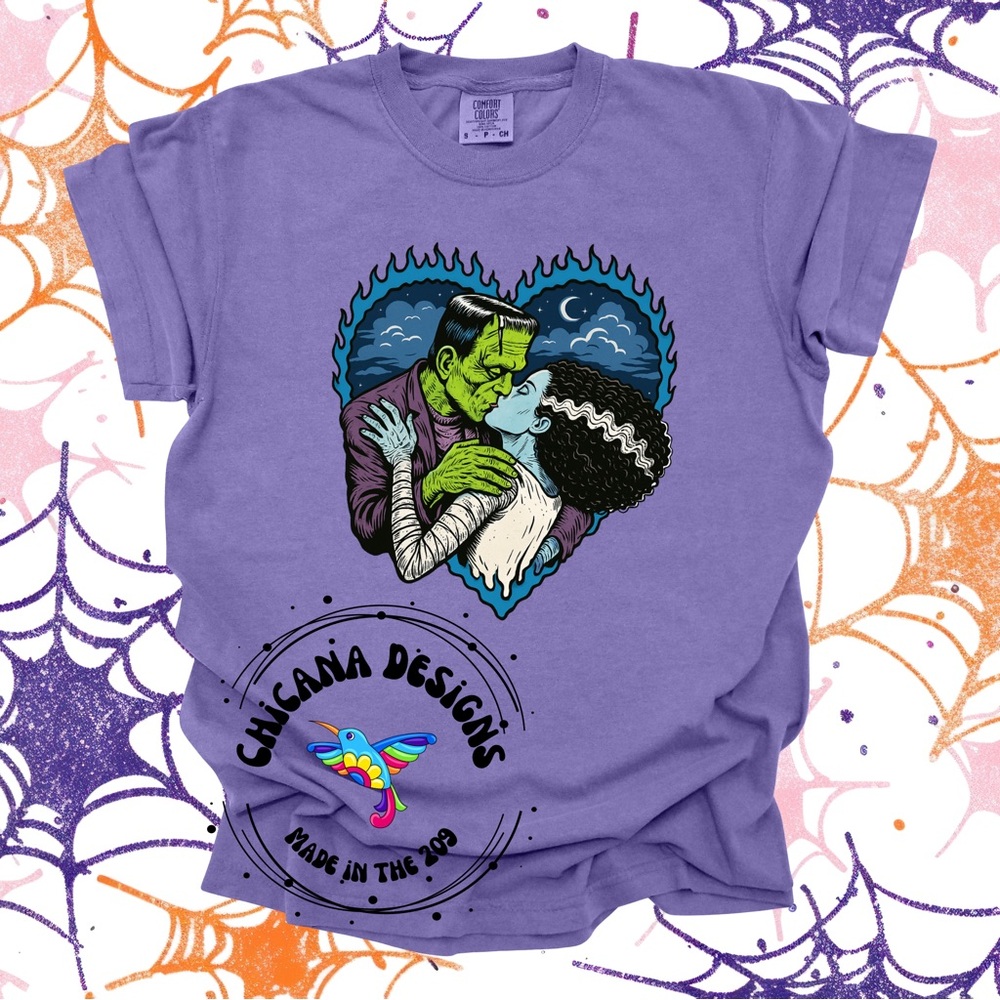 Frankenstein & his bride Graphic Tee